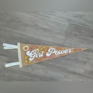 Girl Power pennant flag